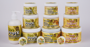 Bulk buy banner image featuring a photo of the BeeProtX product range