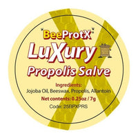 BeeProtX Propolis Salve label
