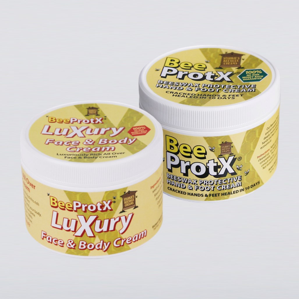 Set of 1 BeeProtX Hand & Foot Cream and 1 BeeProtX Face & Body Cream